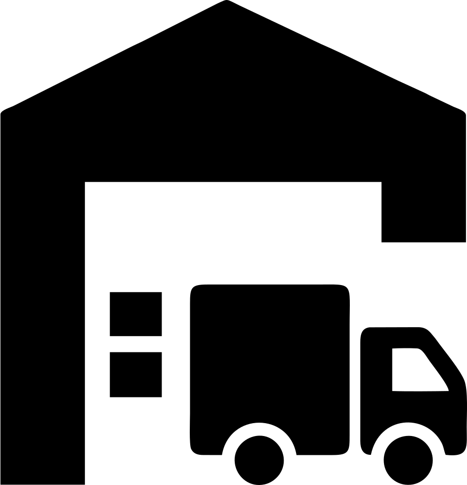 Warehouse Icon Png - Truck Icon Png Blue Clipart (945x980), Png Download