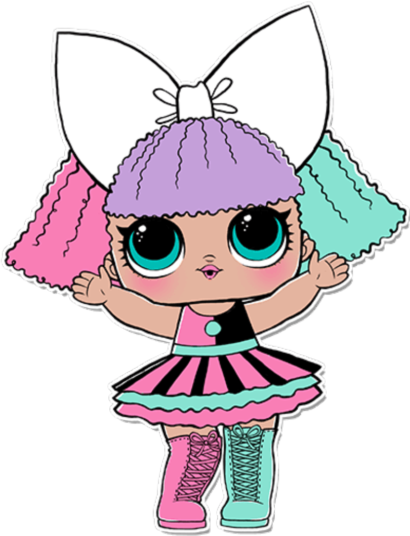 Lol Doll Cake, Baby Dolls, 9th Birthday, 6th Birthday - Lol Surprise Dolls Png Clipart (840x1146), Png Download