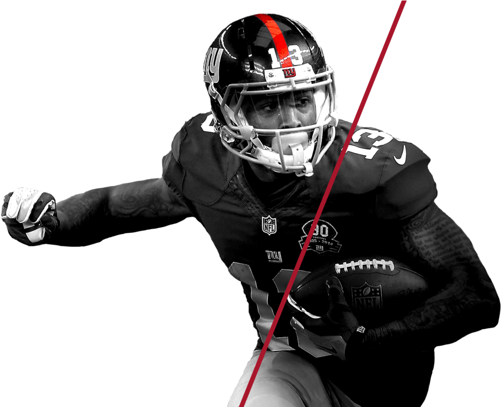 Transparent Odell Beckham Jr Png Clipart (1000x803), Png Download