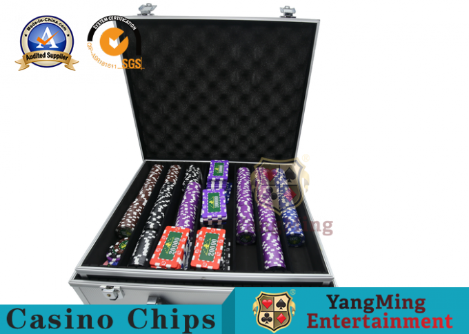 Professional Casino 760 Custom Deluxe Poker Chip Set - Poker Clipart (680x485), Png Download