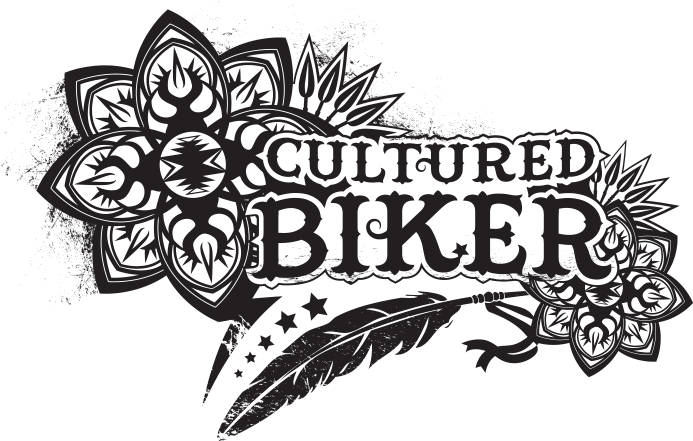 Cultured Biker American Motorcycle Native Desert Apparel - Graphic Biker Clipart (712x474), Png Download
