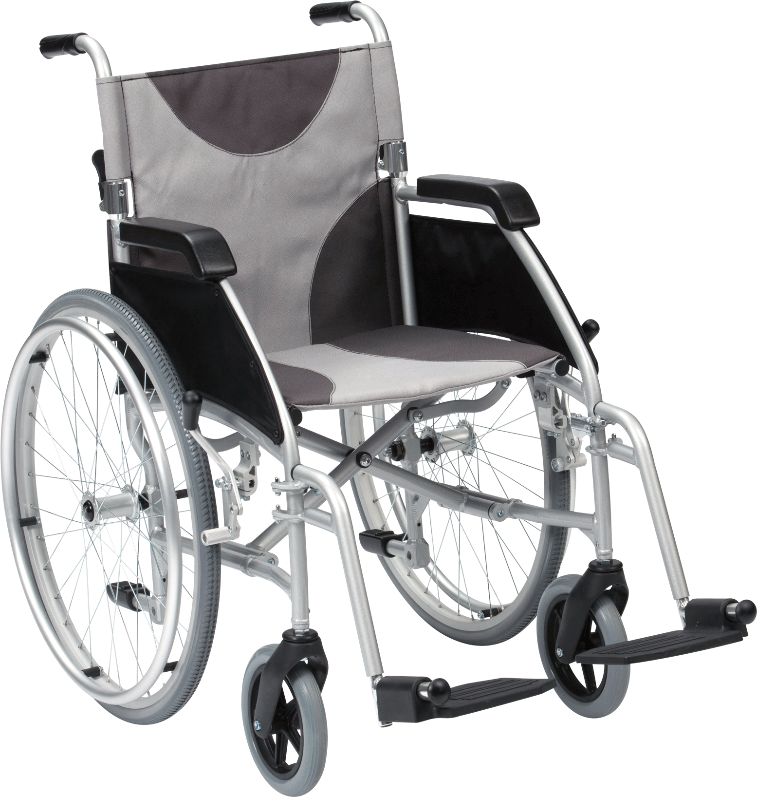 Wheelchair Clipart Png Image - Ultra Lightweight Aluminium Wheelchair Transparent Png (1632x1755), Png Download