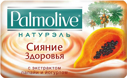 Po Sabyn Tebigy Papaya We Yogurt 90g - Palmolive Naturals Clipart (734x481), Png Download