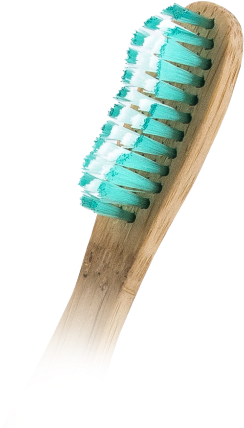 Gleam Bamboo Brush Gbb-003 - Toothbrush Clipart (499x874), Png Download