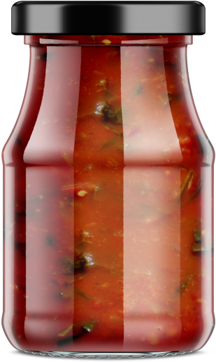 Glass Sauce Jar Clipart (866x650), Png Download