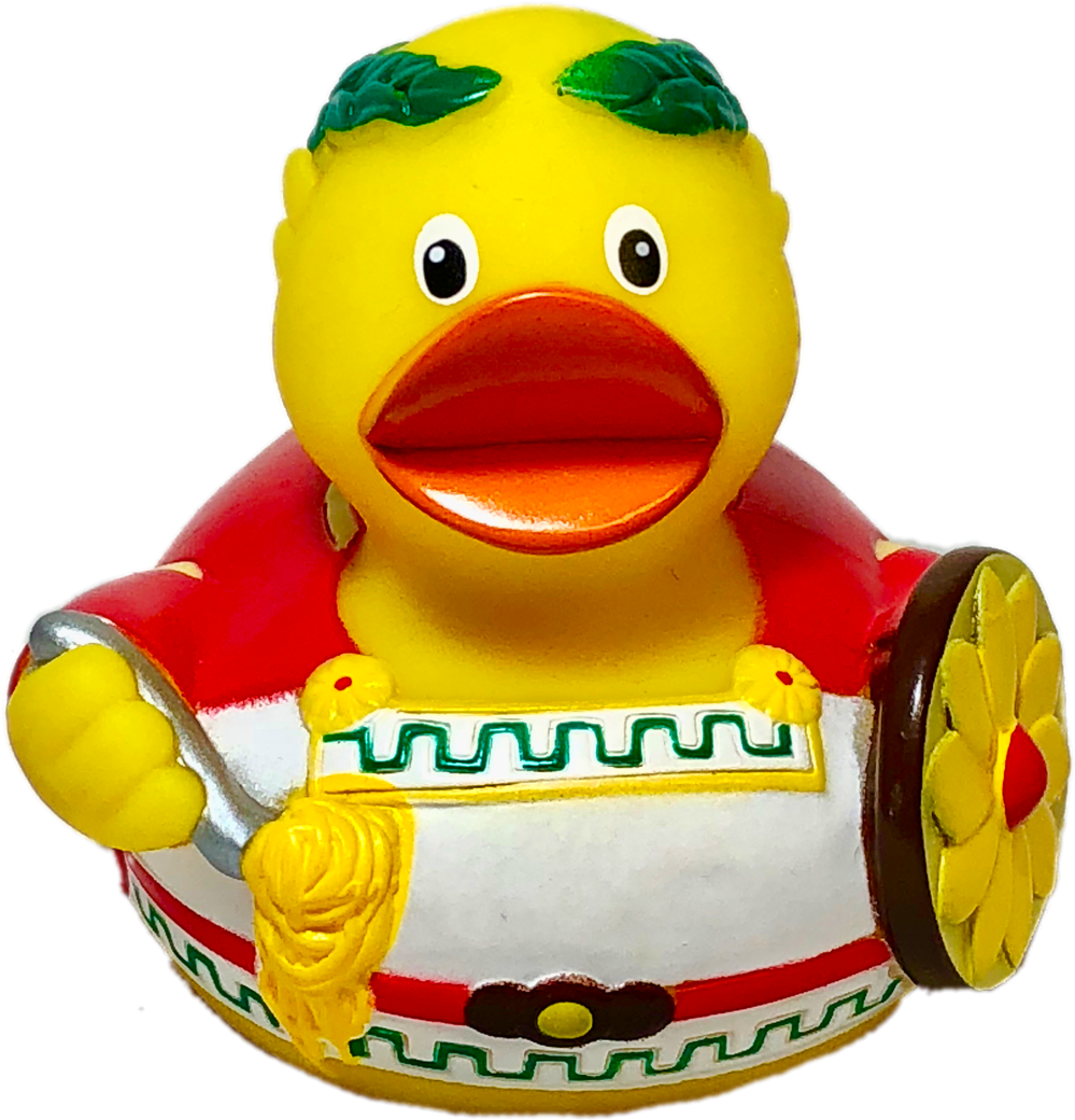 Italian Roman Rubber Duck - Rubber Duckies Clipart (1280x1280), Png Download
