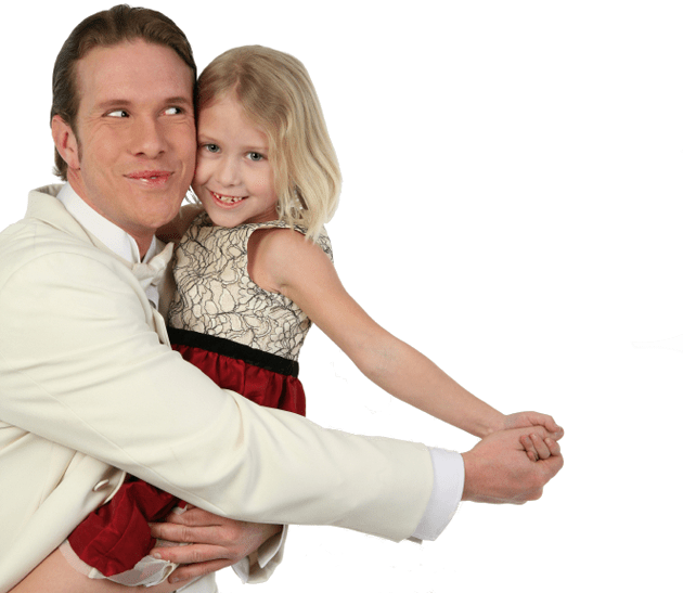 Post Barrington Park District 2013 Daddy Daughter Date - Parent Child Dancing Clipart (630x547), Png Download