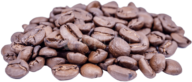 Free Png Download Coffee Bean Png Images Background - Tea Leaves And Coffee Beans Png Clipart (850x438), Png Download