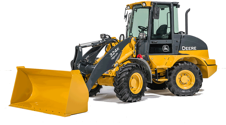 324kwheel Loader - Deere 324k High Lift Clipart (1366x768), Png Download