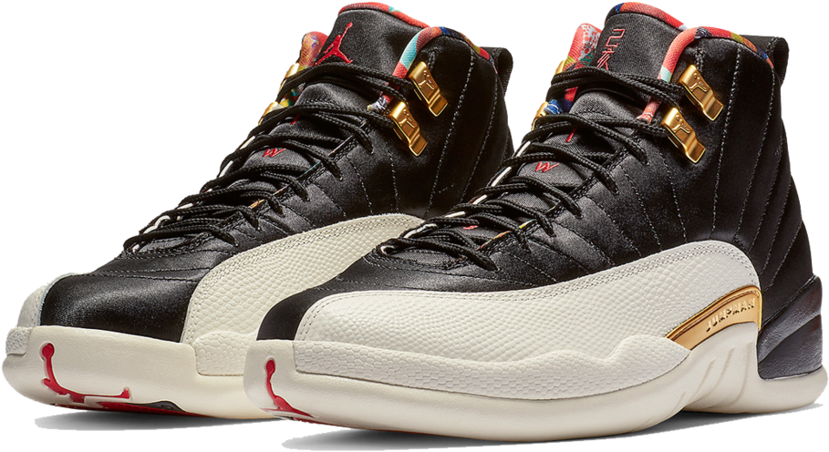 Air Jordan 12 Cny Ci2977 006 Transparent - New Jordan 12s Clipart (1000x702), Png Download