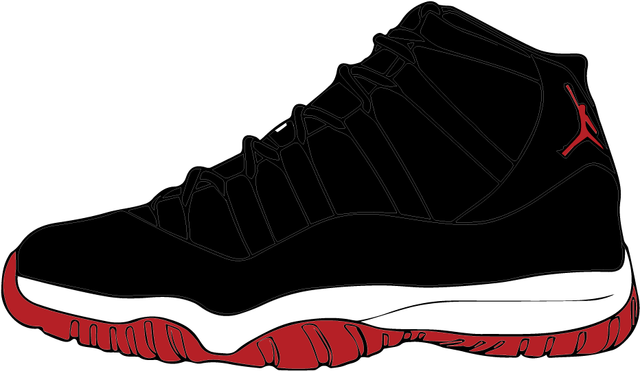 Sneakers Vectors Jordansoriginal - Sneakers Clipart (932x541), Png Download