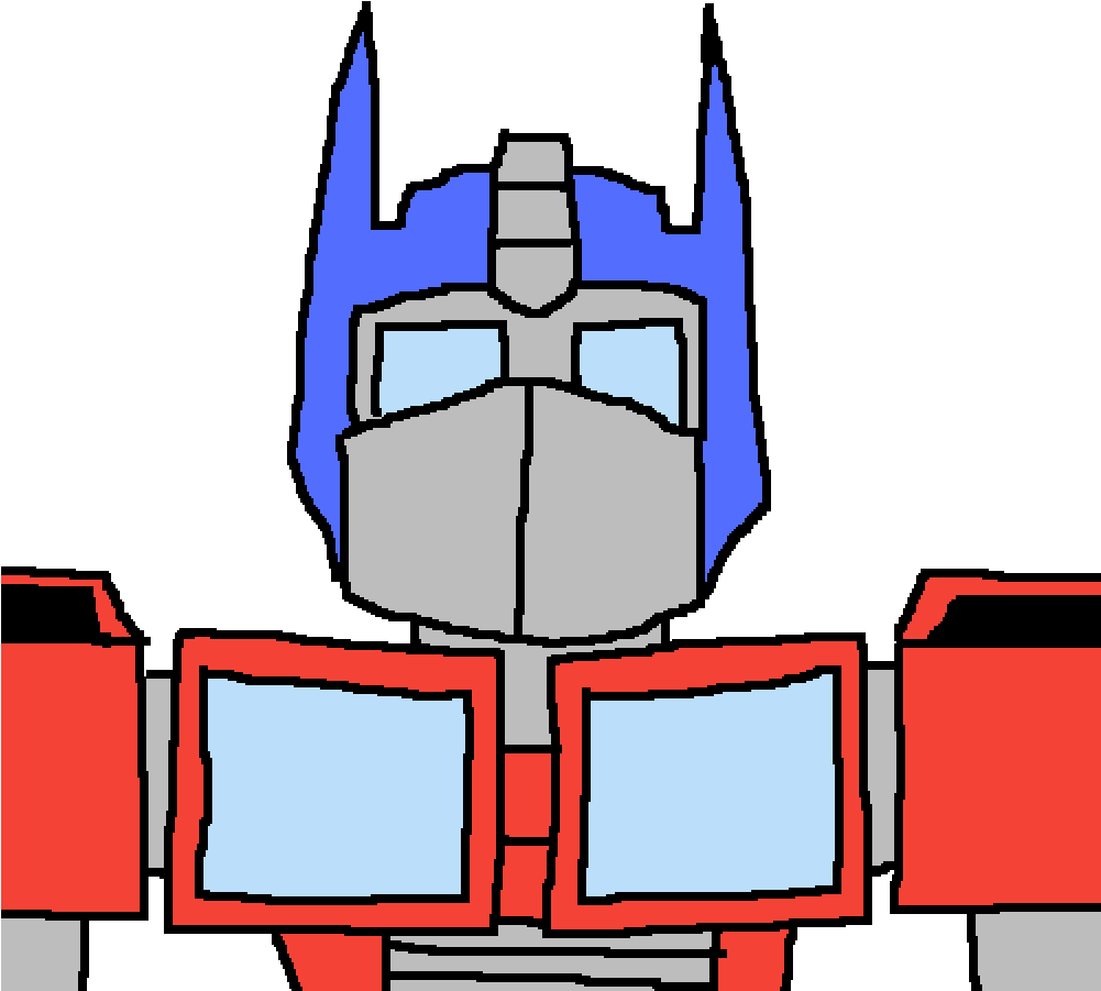 Optimus Prime - Cartoon Clipart (1000x1000), Png Download