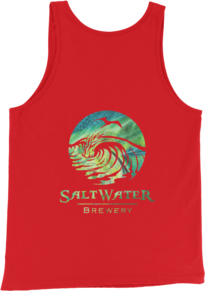 Mahi-mahi - Tank Top - Saltwater Brewery - Shirt , - Saltwater Brewery Clipart (680x963), Png Download