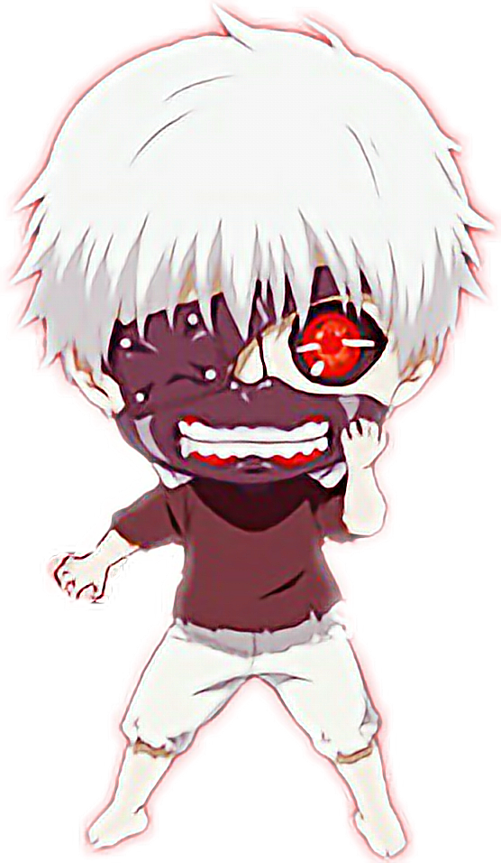 #tokyoghoul #kaneki #kanekiken #anime #chibi #kanekikun - Tokyo Ghoul Anime Chibi Clipart (556x956), Png Download