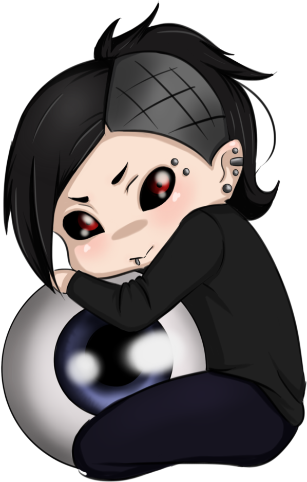 Tokyo Ghoul Kaneki Png , Png Download - Tokyo Ghoul Chibi Png Gif Clipart (598x937), Png Download