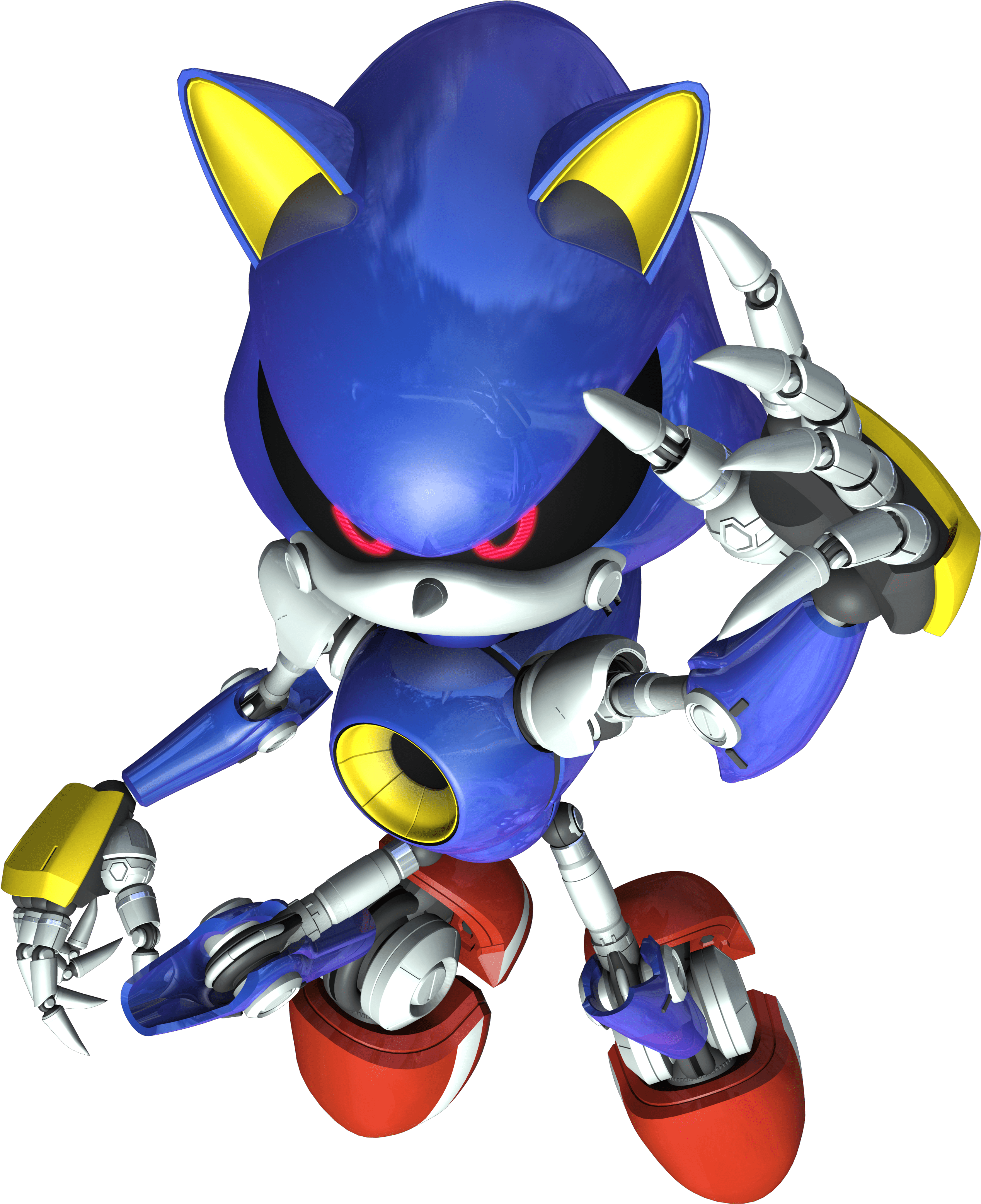 Metal Sonic Sonic Sonic, Classic Sonic, Sonic The Hedgehog - Sonic Rivals 2 Metal Sonic Clipart (2538x3115), Png Download