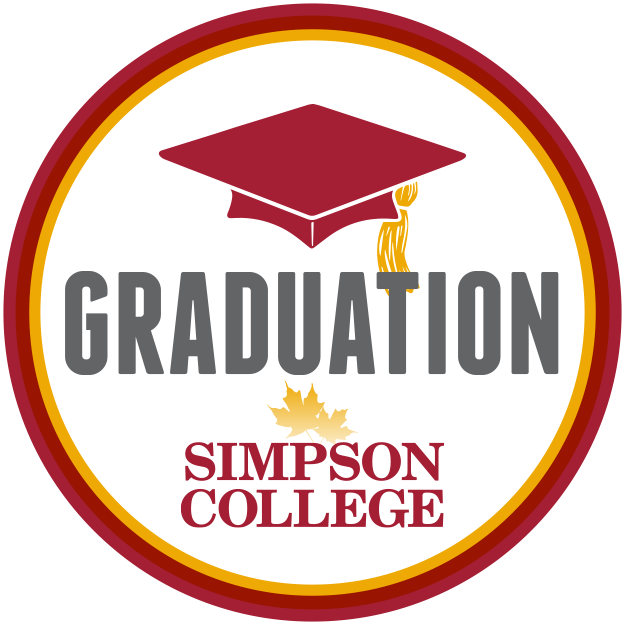 Graduation 2017 Png - Simpson College Graduation Clipart (625x625), Png Download