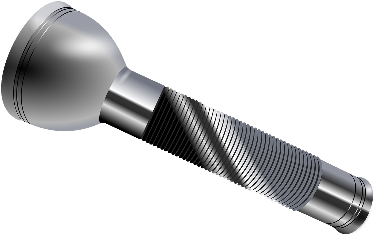 Light Flash Torch Metal Png Image - Flashlight Object Oppose Clipart (1280x816), Png Download