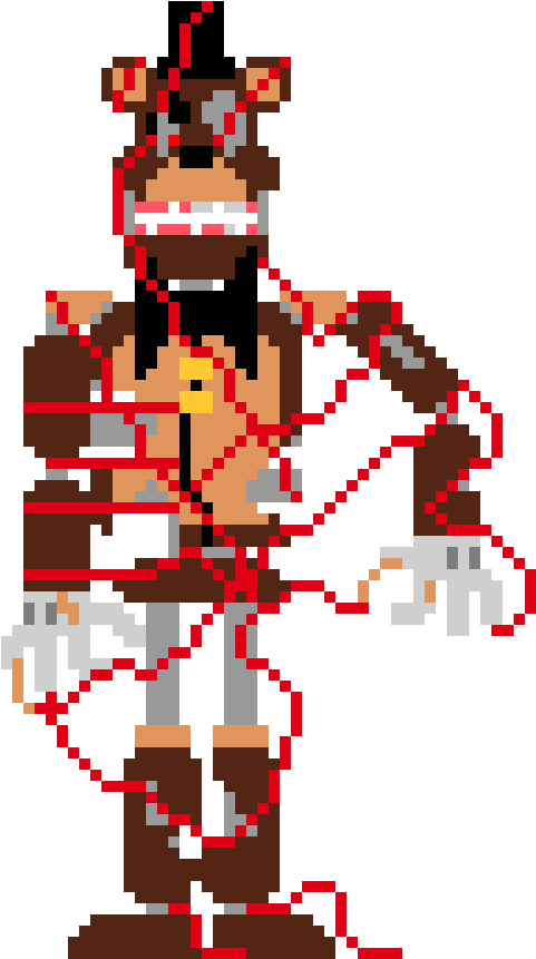 Tangled Freddy - Illustration Clipart (720x860), Png Download