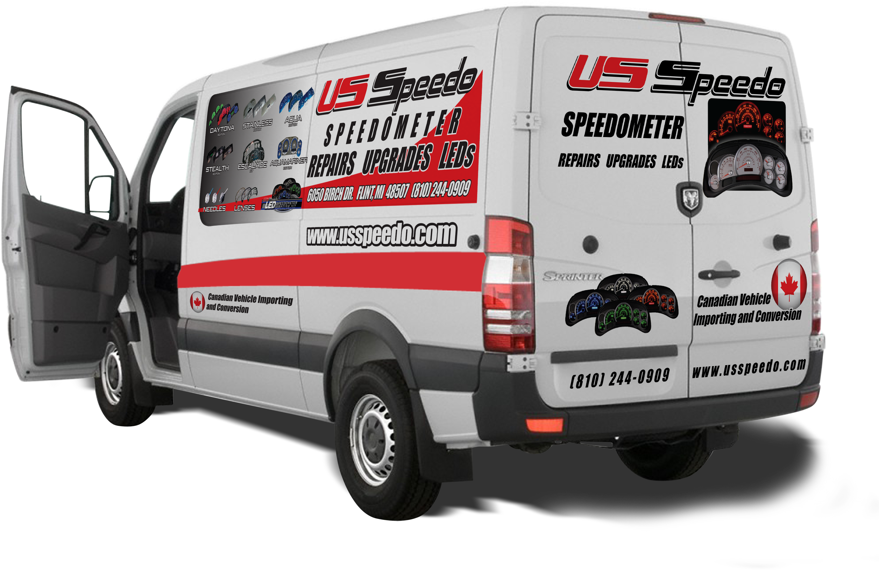 Usspeedo Sprinter Image - Compact Van Clipart (3000x2250), Png Download