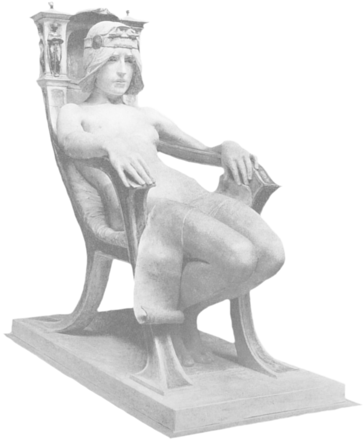 Albert Toft - Spirit Of Contemplation Clipart (2000x1508), Png Download