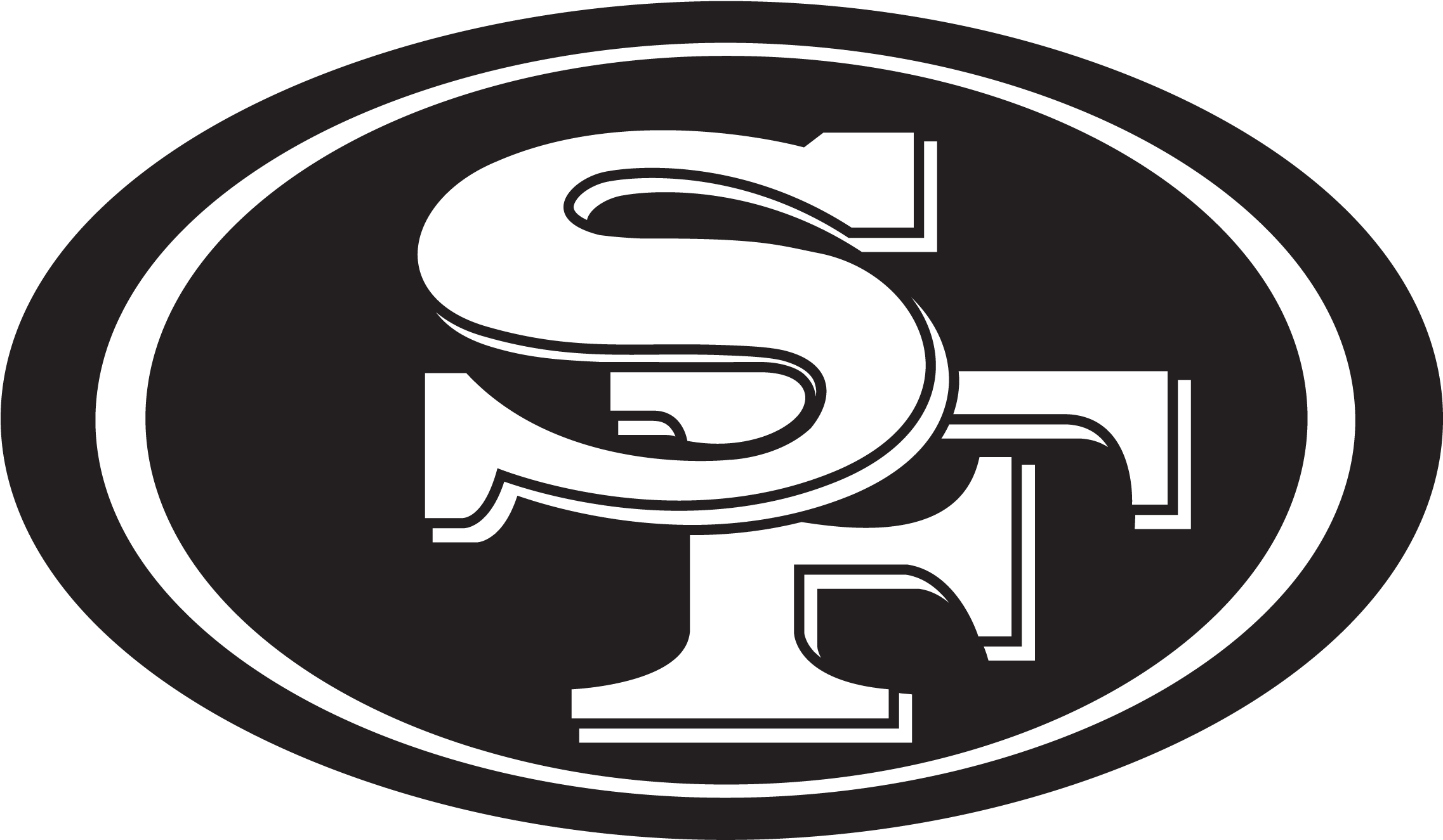 San Francisco 49ers Logo Psd Vector Image Vectorhqcom - San Francisco 49ers Logo Decal Clipart (2500x2500), Png Download