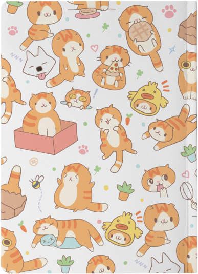 Cute Waffles Paperback Notebook - Cartoon Clipart (600x600), Png Download