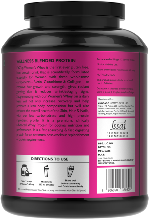 Women's Whey Fitzup - Strawberry Clipart (1024x1024), Png Download