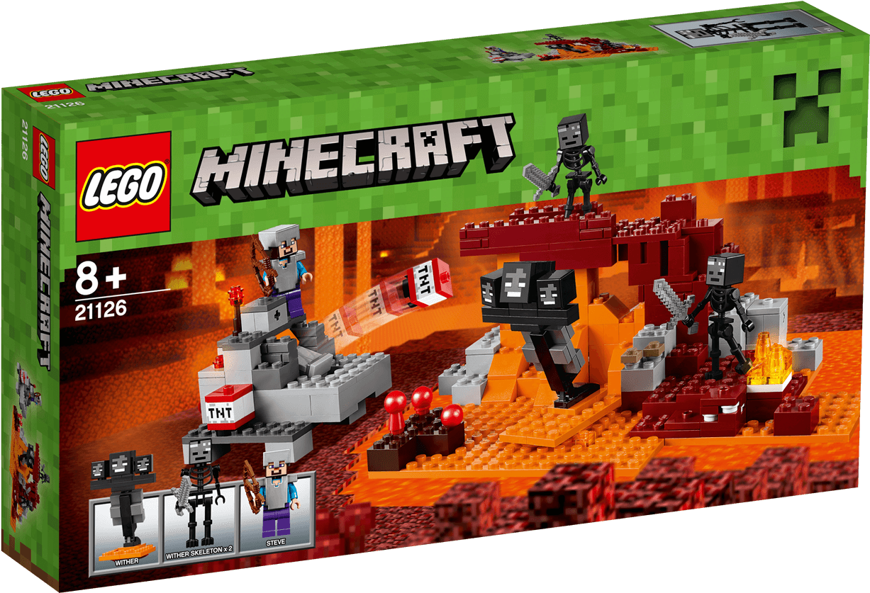 The Wither - Minecraft The Wither Lego Clipart (1488x837), Png Download