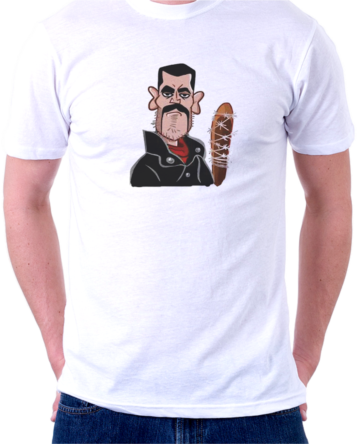 Negan Desenho Pro Site - Homeland Security T Shirt Native American Clipart (1194x1484), Png Download