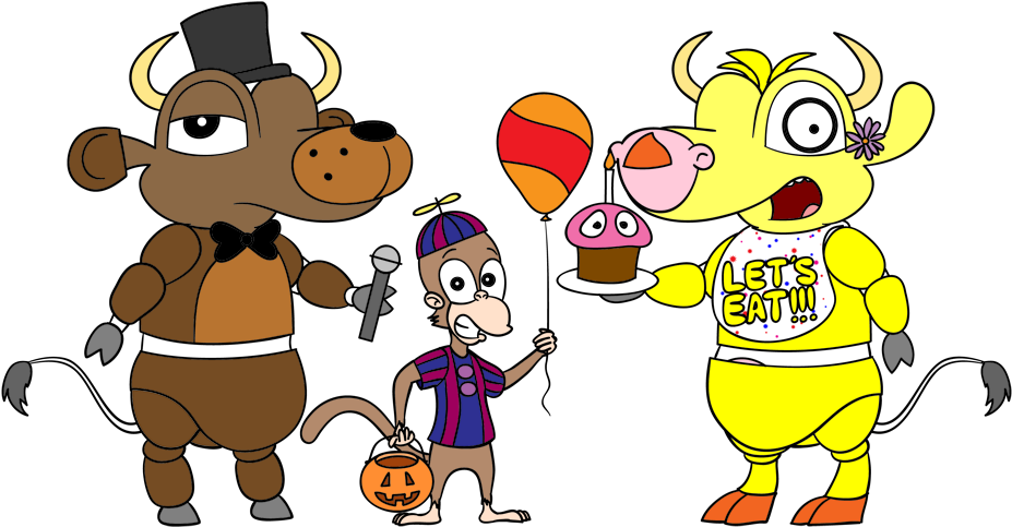 Freddy Fazbear - Cartoon Clipart (1000x520), Png Download