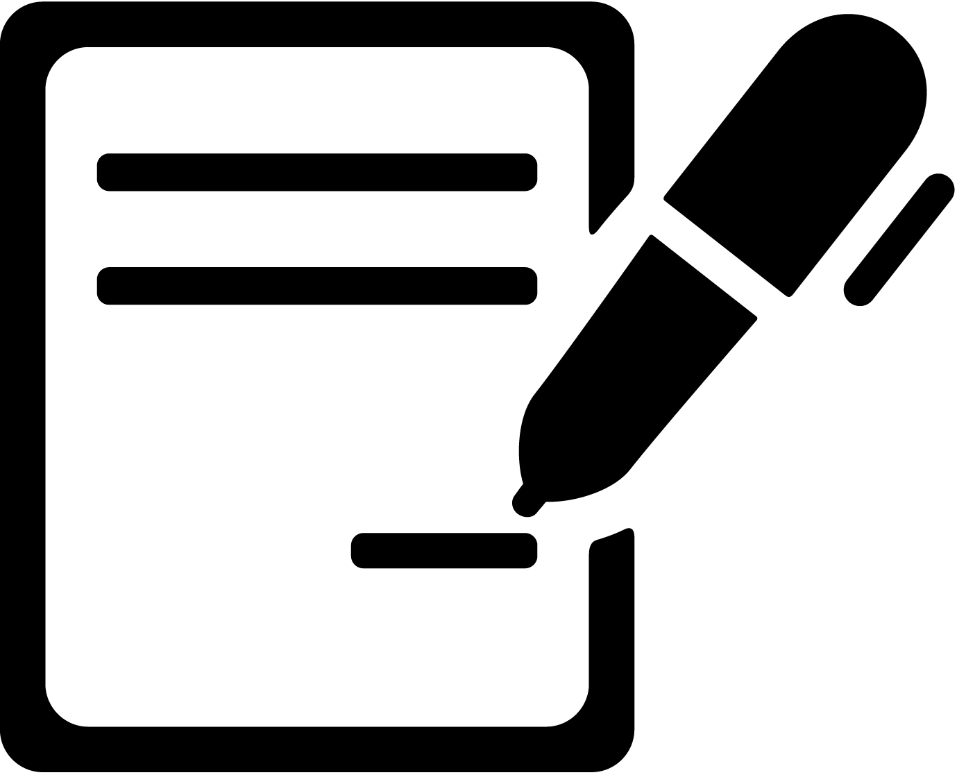 Assinaturas Icone Clipart (1379x1117), Png Download