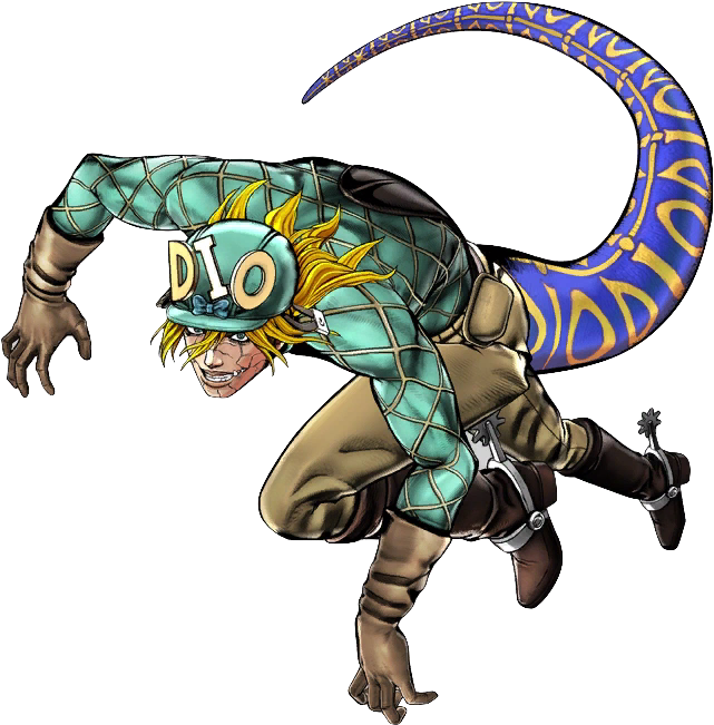 Hol Horse Steel Ball Run , Png Download - Diego Brando Scary Monsters Clipart (641x651), Png Download