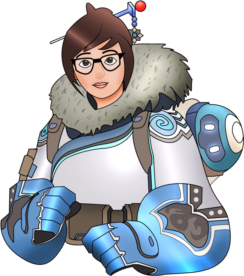 Genji Transparent Smug - Overwatch Anime Mei Transparent Clipart (836x955), Png Download