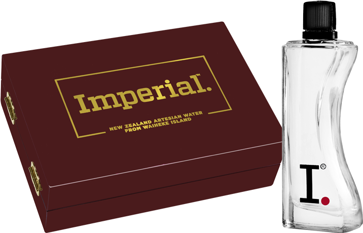Imperial Is The Mark Of Our Finest Water And Spirits - Glass Bottle Clipart (979x545), Png Download