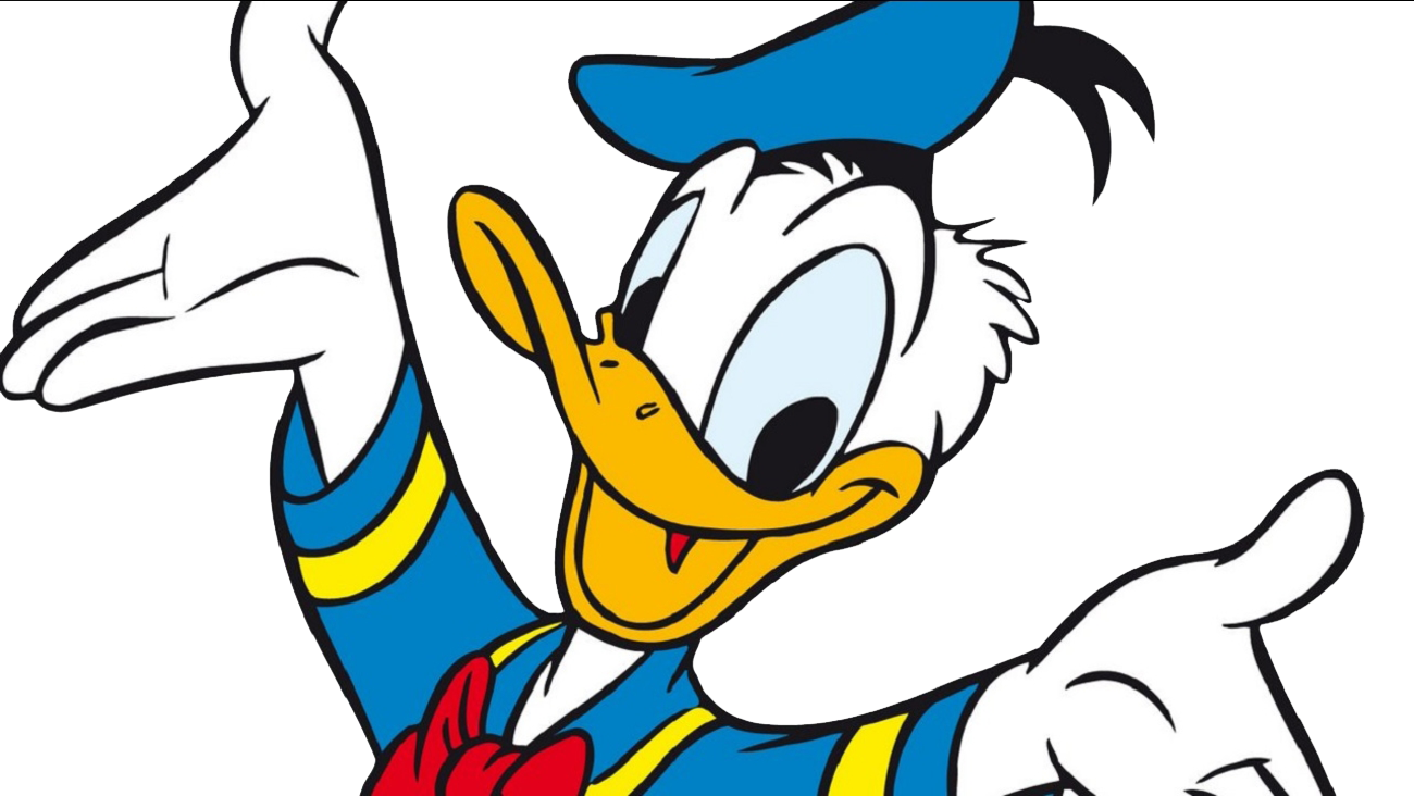 Donald Duck Cartoons Clipart (1300x732), Png Download