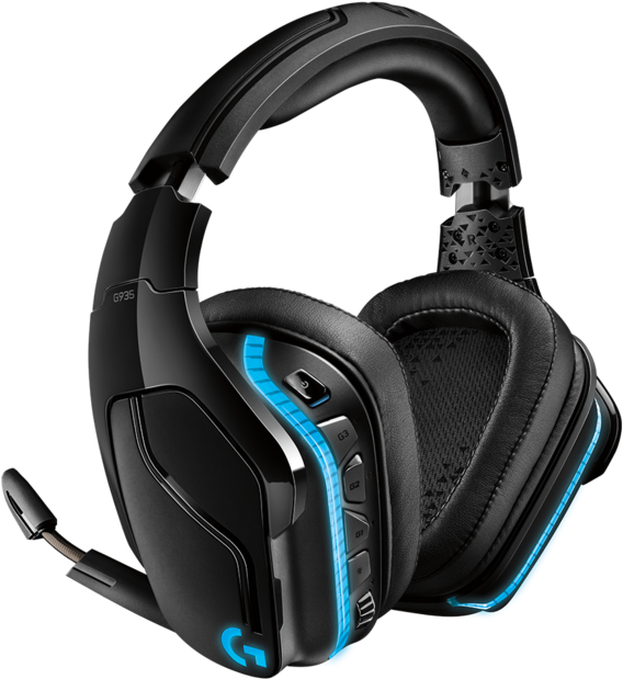 Compare - Logitech G935 Clipart (902x677), Png Download