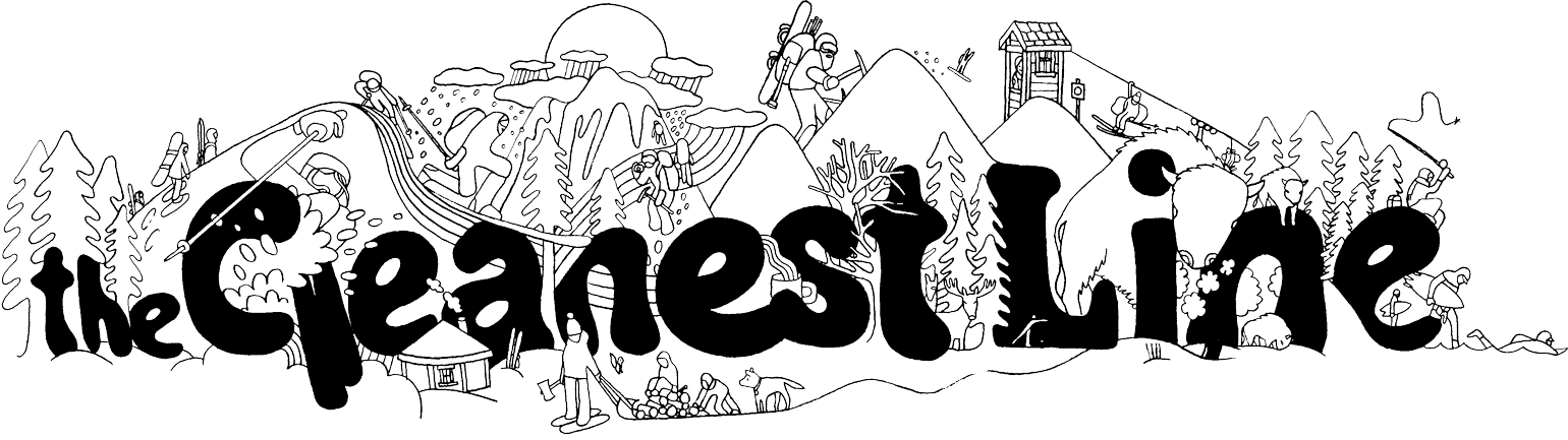 The Cleanest Line - Geoff Mcfetridge Patagonia Clipart (1540x433), Png Download