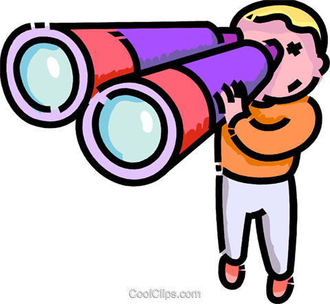Campfire Smores Clipart Free - Binoculars Clip Art - Png Download (480x442), Png Download