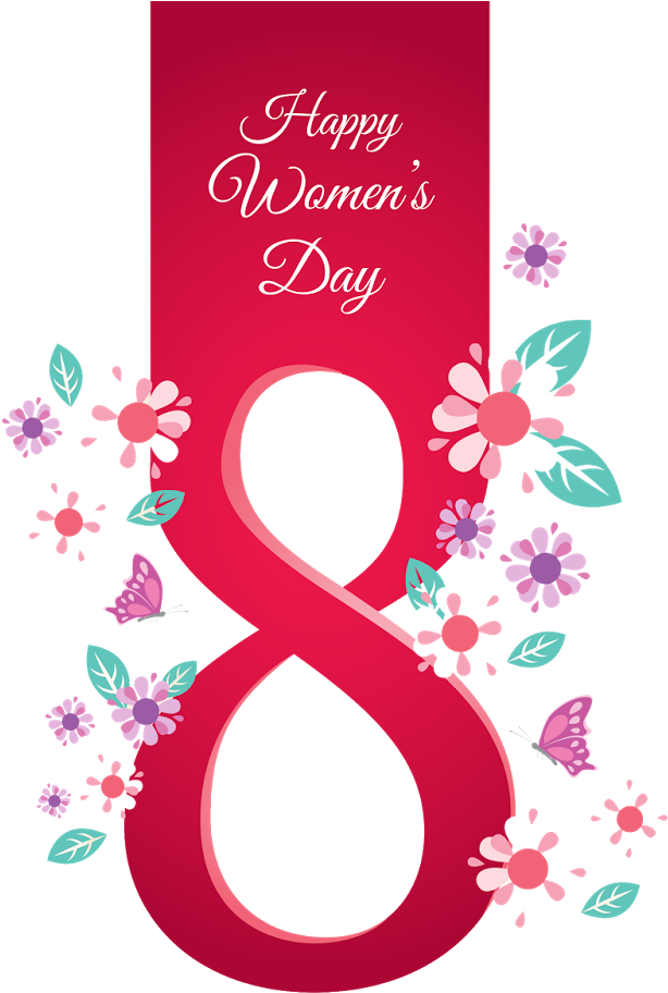 Happy Women's Day Slogans Png Images For Banners Design's - Feliz Dia Internacional Da Mulh Clipart (1600x1066), Png Download