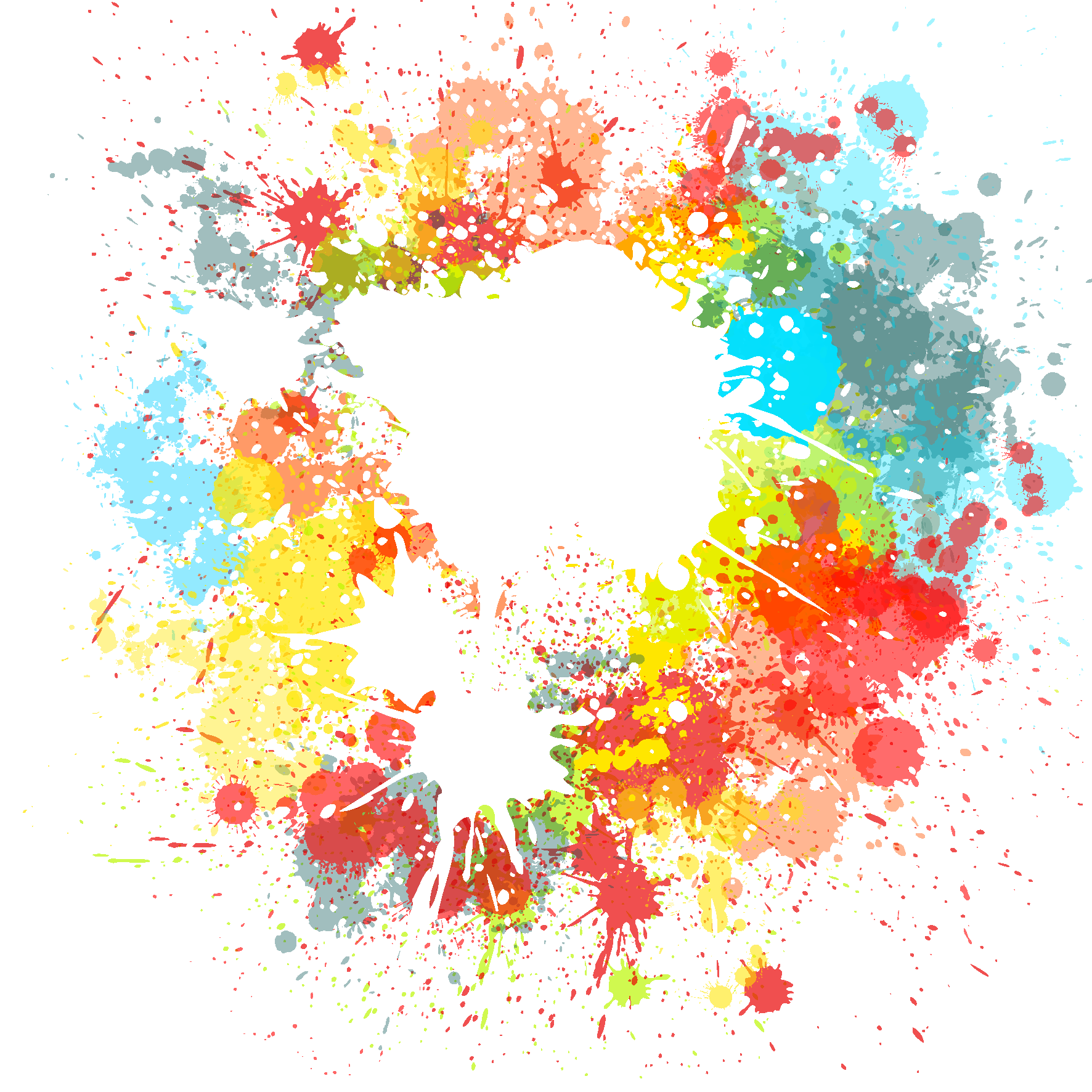 Color Paint Happy Holi Ink Download Hd Png Clipart - Picsart Holi Colour Png Transparent Png (1772x1772), Png Download