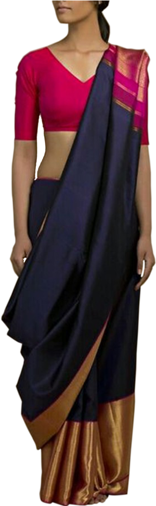 Appealing Blue Colored Soft Silk Printed Designer Sarees - Gown Clipart (667x1000), Png Download