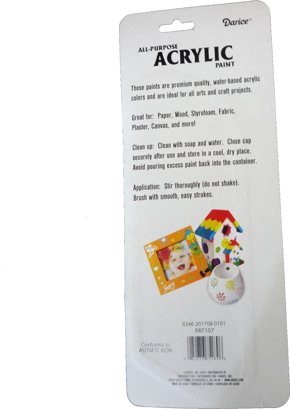 Paint Set, Basic Colors, With Brush - Paper Clipart (1147x1615), Png Download