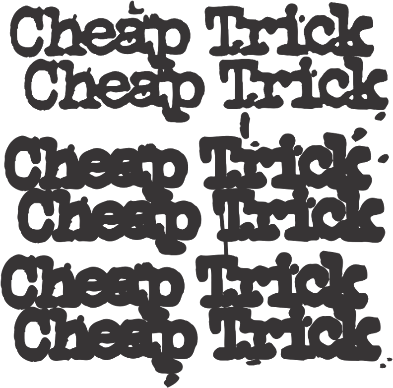 Cheap Trick Band Logo Clipart (1600x1067), Png Download