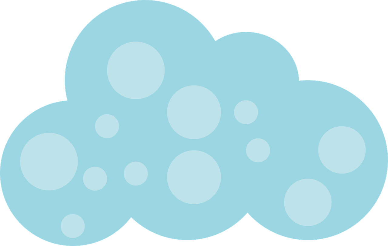 Cloud,blue,himmel,free Vector Graphics,free Pictures, - Nube Azul En Png Clipart (1280x813), Png Download