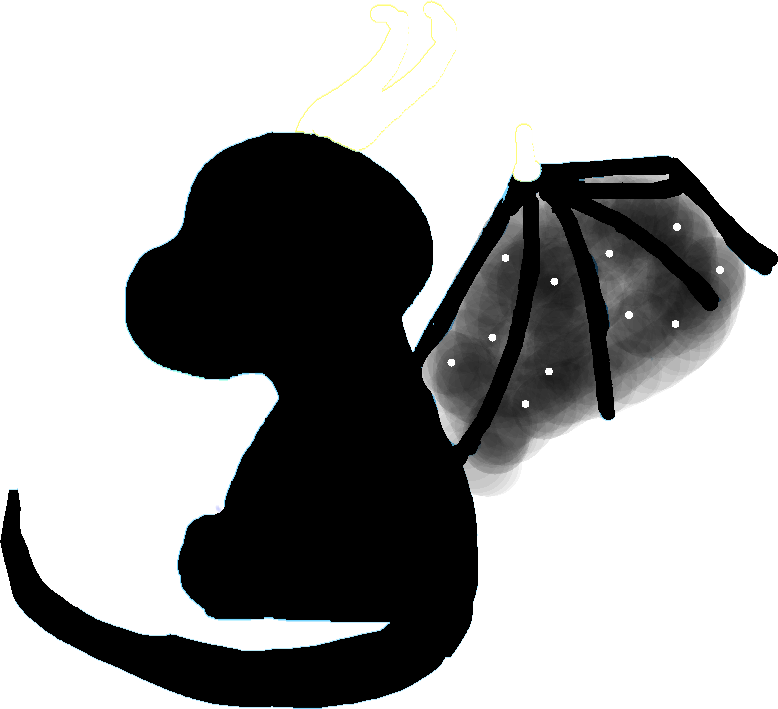 Drawing - Night Dragon Clipart (778x709), Png Download