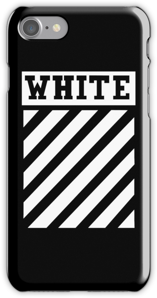 White White Lines Iphone 7 Snap Case - Mobile Phone Case Clipart (750x1000), Png Download