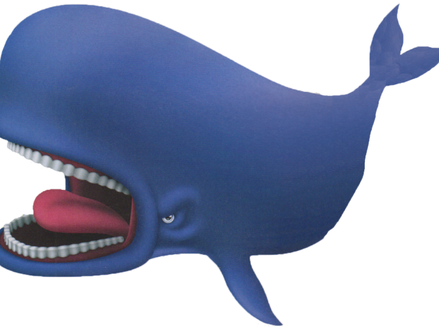 Sperm Whale Clipart Transparent - Sperm Whale Cartoon Png (640x480), Png Download