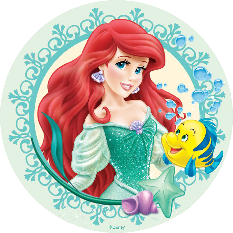 24 Disney Princess - Draw Disney Princess Ariel Clipart (800x801), Png Download