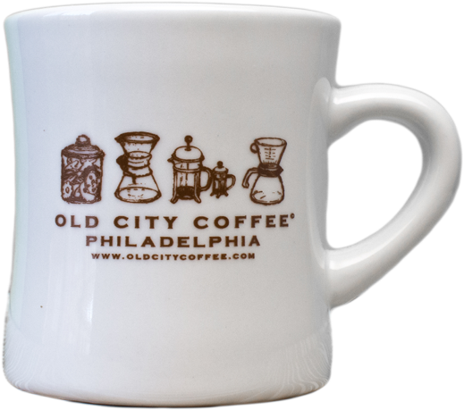 Old City Coffee Diner Mug - Coffee Cup Clipart (700x700), Png Download